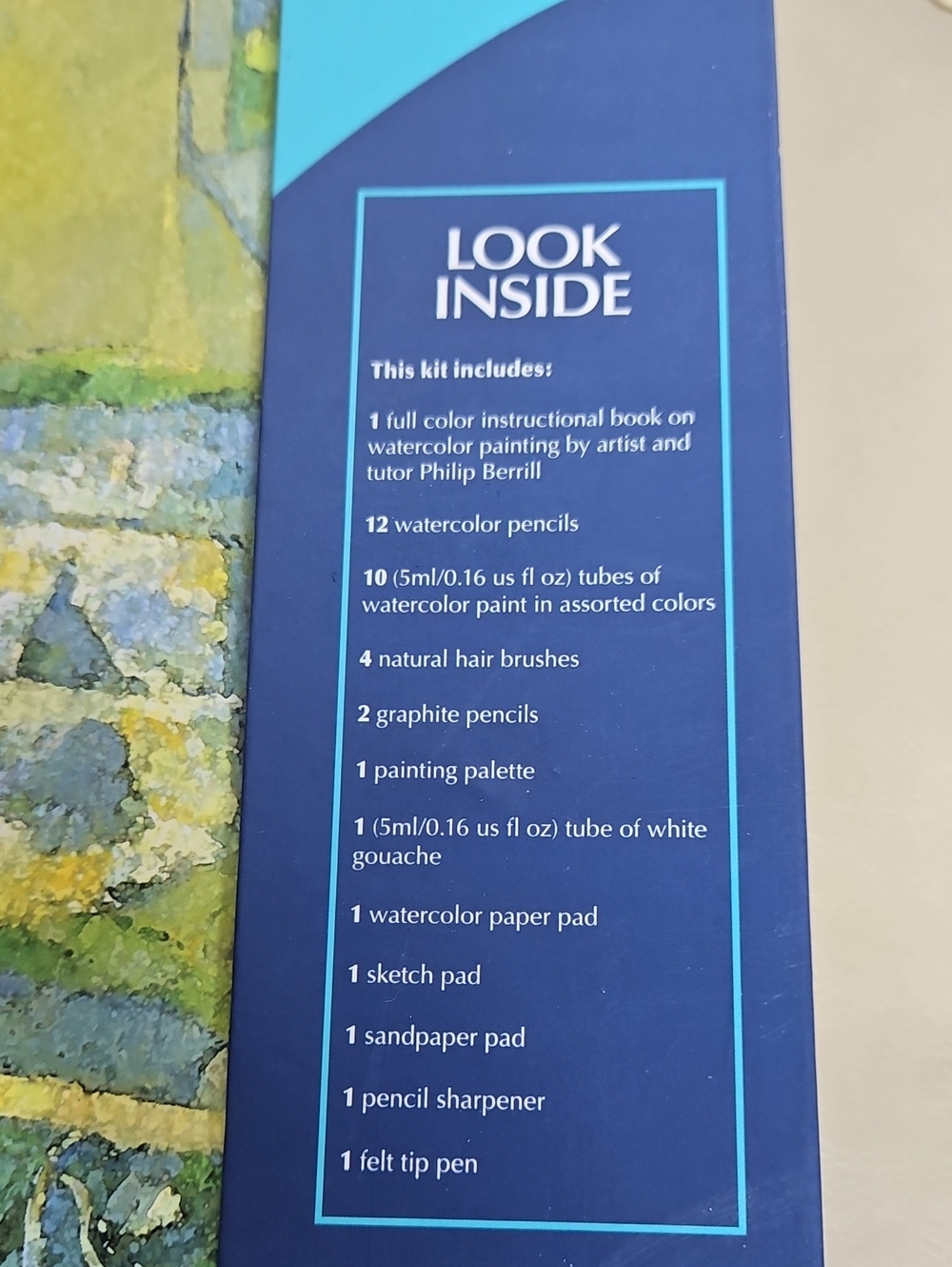 NWT Watercolor: A Complete Kit for Art Enthusiasts by SpiceBox x Philip Berrill - Picture 2 of 5
